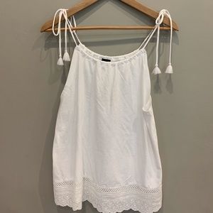Banana Republic White Tank Top